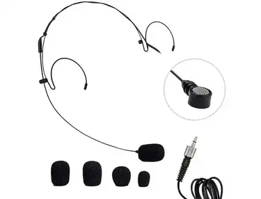 Nady HM-20U Unidirectional Headset Condenser Microphone with 3.5mm Connector
