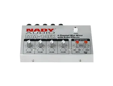 Nady MM-14FX 4-Channel Mini Mixer with Echo Effects