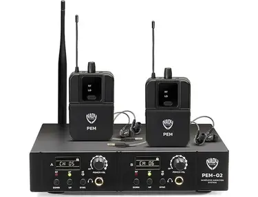 Nady PEM-02 Dual Channel Wireless IEM System