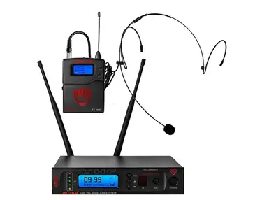 Nady W-1KU-HM10 True Diversity 1000-Channel UHF Wireless Headset Microphone System