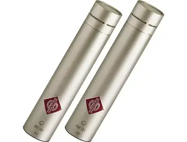 Neumann KM 185 Small Diaphragm Hypercardioid Condenser Microphone Matched Stereo Pair