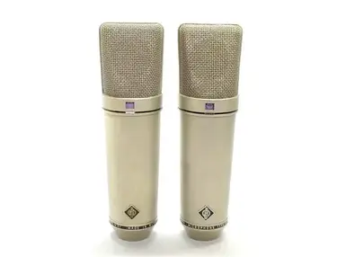 Neumann U 67 Large Diaphragm Multipattern Tube Condenser Microphone Pair