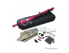 Nuvo SE200FPK Student Flute Kit w/ Straight Head, C-Foot, Case, Accessories main image