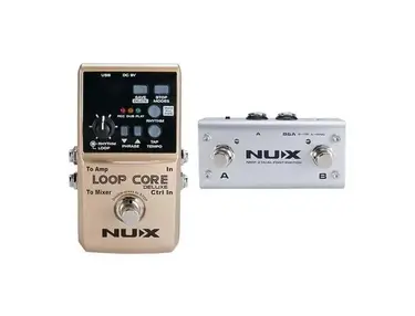 NuX Loop Core Deluxe with NMP-2 Dual Footswitch