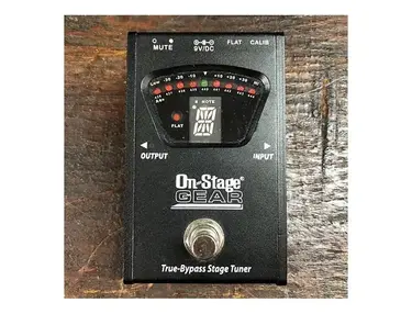 On-Stage GTA7800 True Bypass Pedal Tuner
