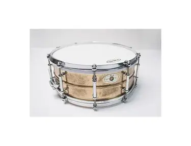 Pearl BR6514CLD 14x6.5" Sensitone Classic Bronze Snare Drum w/ Tube Lugs, Clip Hoops