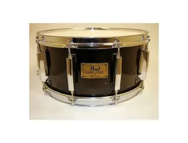 Pearl Custom Classic 6.5x14" One-Piece Solid Maple Snare Drum 1990s
