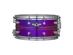Pearl OHA1465S/TN 30th Anniversary Omar Hakin Signature 14x6.5" Beaded Steel Snare Drum main image