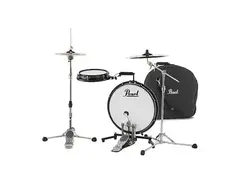 Pearl PCTK1810BG Compact Traveler 10 / 18" 2pc Portable Drum Set with Bag main image