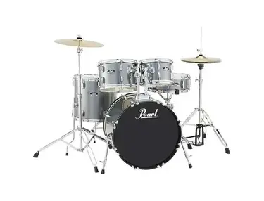 Pearl RS505C Roadshow 10 / 12 / 14 / 20 / 14x5" 5pc Drum Set with Hardware, Cymbals