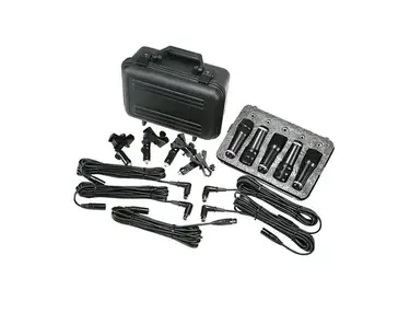 Peavey DMS-5 Drum Mic System with 5 Mics, Cables, Clamps, Case