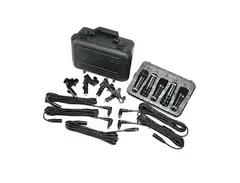 Peavey DMS-5 Drum Mic System with 5 Mics, Cables, Clamps, Case main image