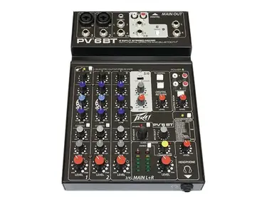Peavey PV 6 BT 6 Channel Mixer with Bluetooth