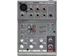 Phonic AM55 5-Channel Mixer main image