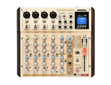 Phonic AM8GE 8-Channel Mixer with Bluetooth, FX