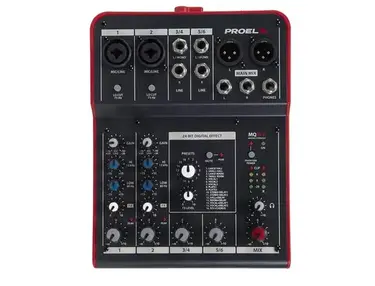 PROEL MQ6FX Compact 6-Channel Mixer