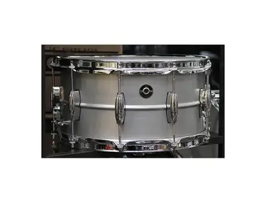 Q Drum Co. Gentleman's Series 7x14" Aluminum 8-Lug Snare Drum