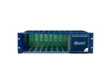 Radial Workhorse WR-8 8-Slot Powered 500 Series Rack