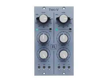 Rascal Audio Two-V 2-Channel 500 Series Mic Preamp Module