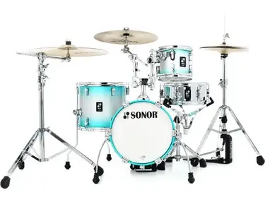 Sonor AQ2 Martini 4-piece Shell Pack with Snare - Aqua Silver Burst