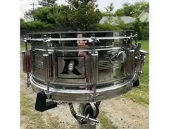 Rogers "Island Music Era" Dyna-Sonic 6.5x14" Steel Snare Drum 1980s main image