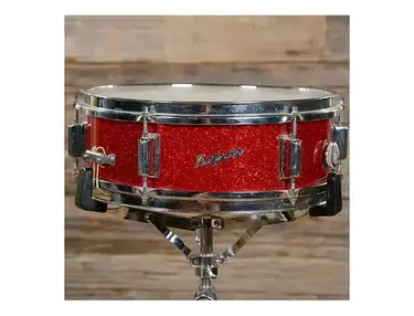 Rogers Luxor 5x14" 6-Lug Wood Snare Drum with Beavertail Lugs 1960s