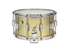 Rogers #38 Dyna-Sonic 8x14" Brass Snare Drum with Beavertail Lugs Reissue main image