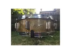 Rogers Tower 5x14" 8-Lug Wood Snare Drum with Beavertail Lugs 1960s main image