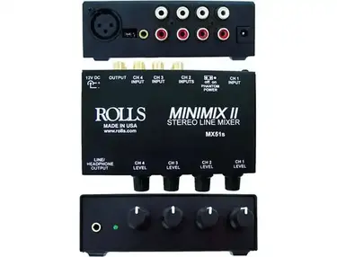 Rolls MX51S MiniMix II Stereo Line Mixer