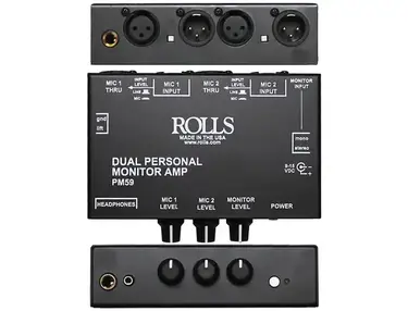 Rolls PM59 Dual Personal Monitor Amp