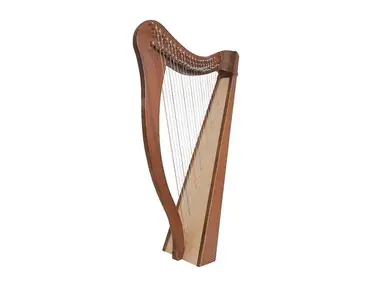 Roosebeck HTHA5 22-String Heather harp with 5-Panel Back