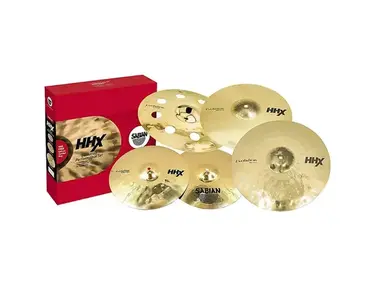 Sabian 15005XEBP HHX Evolution 14" / 16" / 20" Cymbal Pack w/ 18" O-Zone Crash
