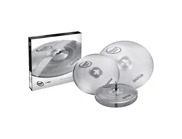Sabian QTPC503 Quiet Tone Low Volume 14 / 16 / 20" Cymbal Pack