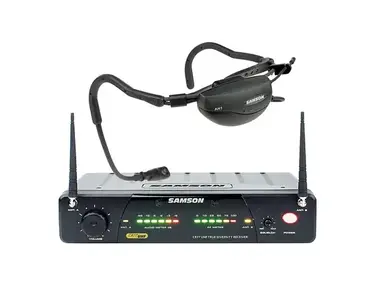 Samson Airline 77 True Diversity UHF Wireless Fitness Headset Mic System - Channel N5 (645.500 MHz)