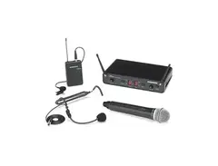 Samson Concert 288 All-In-One Dual-Channel UHF Wireless Handheld/Lavalier Mic System - H Band (470-518 MHz)