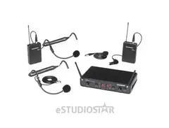 Samson Concert 288 Dual-Channel UHF Wireless Lavalier Mic Presentation System - H Band (470-518 MHz)