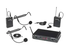 Samson Concert 288 Dual-Channel UHF Wireless Lavalier Mic Presentation System - I Band (518-566 MHz)