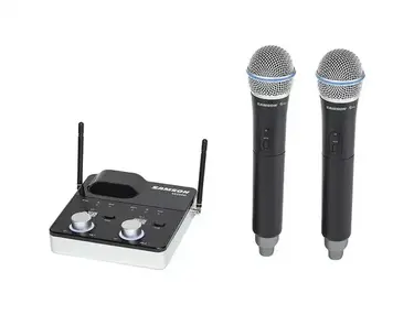 Samson Concert 288m Dual-Channel Wireless Handheld Microphone System (K Band)