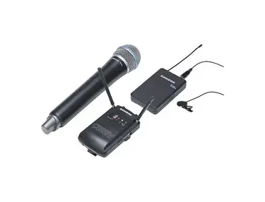Samson Concert 88 Camera Combo Dual-Channel UHF Wireless Lavalier/Handheld Mic System - D Band (542–566 MHz)