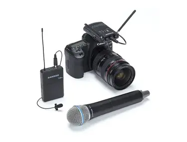 Samson Concert 88 Camera Combo Frequency-Agile UHF Wireless Lavalier/Handheld Mic System - K Band (470–494 MHz)