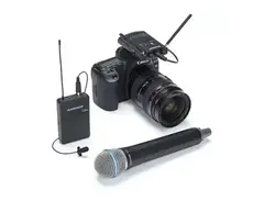 Samson Concert 88 Camera Combo Frequency-Agile UHF Wireless Lavalier/Handheld Mic System - K Band (470–494 MHz) main image
