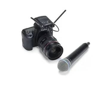 Samson Concert 88 Camera Frequency-Agile UHF Wireless Handheld Mic System - D Band (542–566 MHz)