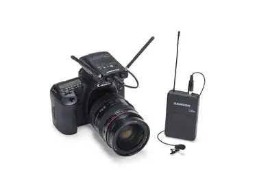 Samson Concert 88 Camera Frequency-Agile UHF Wireless Lavalier Mic System - K Band (470–494 MHz)