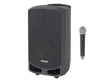 Samson Expedition XP310w-D 300-Watt Portable PA System with Wireless Microphone (D-Band: 542-566 MHz)