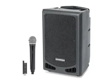 Samson Expedition XP310w-K 300-Watt Portable PA System with Wireless Microphone (K-Band: 470-494 MHz)