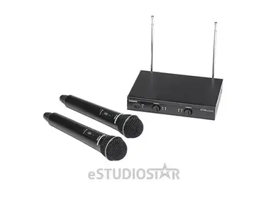 Samson Stage 200 Dual Channel Wireless Handheld Mic System - A Band