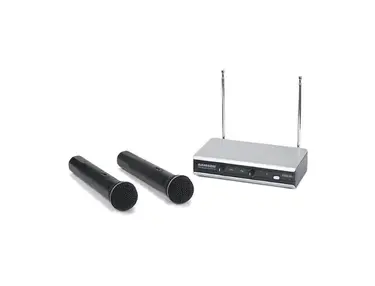 Samson Stage v266 VHF Dual-Channel Wireless Handheld Mic System - Channel 6/11