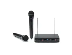 Samson SWS212HH-E Stage 212 Dual Frequncy Wireless Handheld Microphone System - E Band (173-198 MHz)