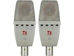 sE Electronics T2 Large Diaphragm Multipattern Condenser Microphone - Matched Pair