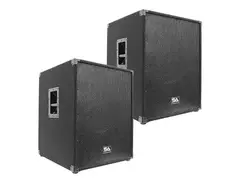 Seismic Audio Aftershock-18PAIR Active 1x18" Powered 800w Subwoofer Speakers (Pair) main image